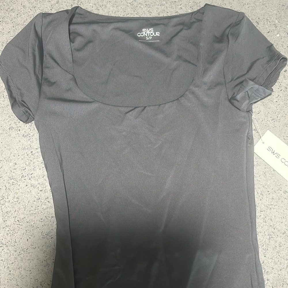 BRAND NEW “GRAY” Square Neck Bodysuit